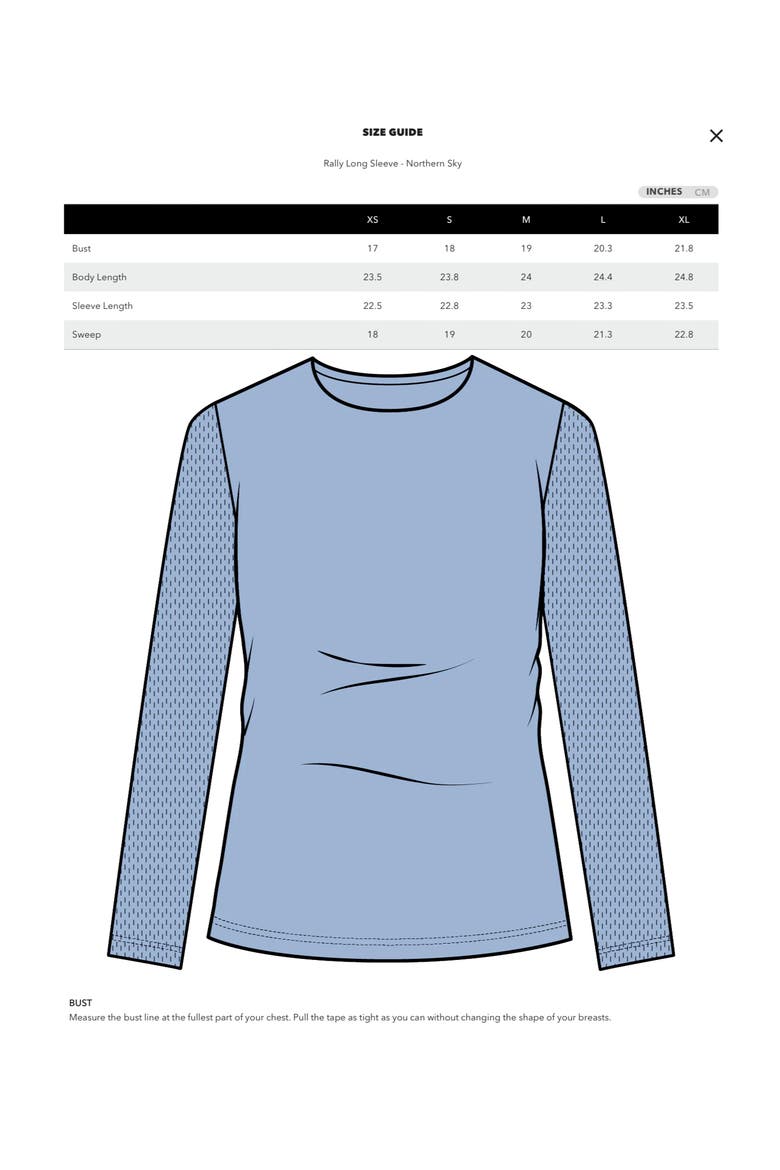 Rally Pickleball Long Sleeve, Alternate, color, Northern Sky
