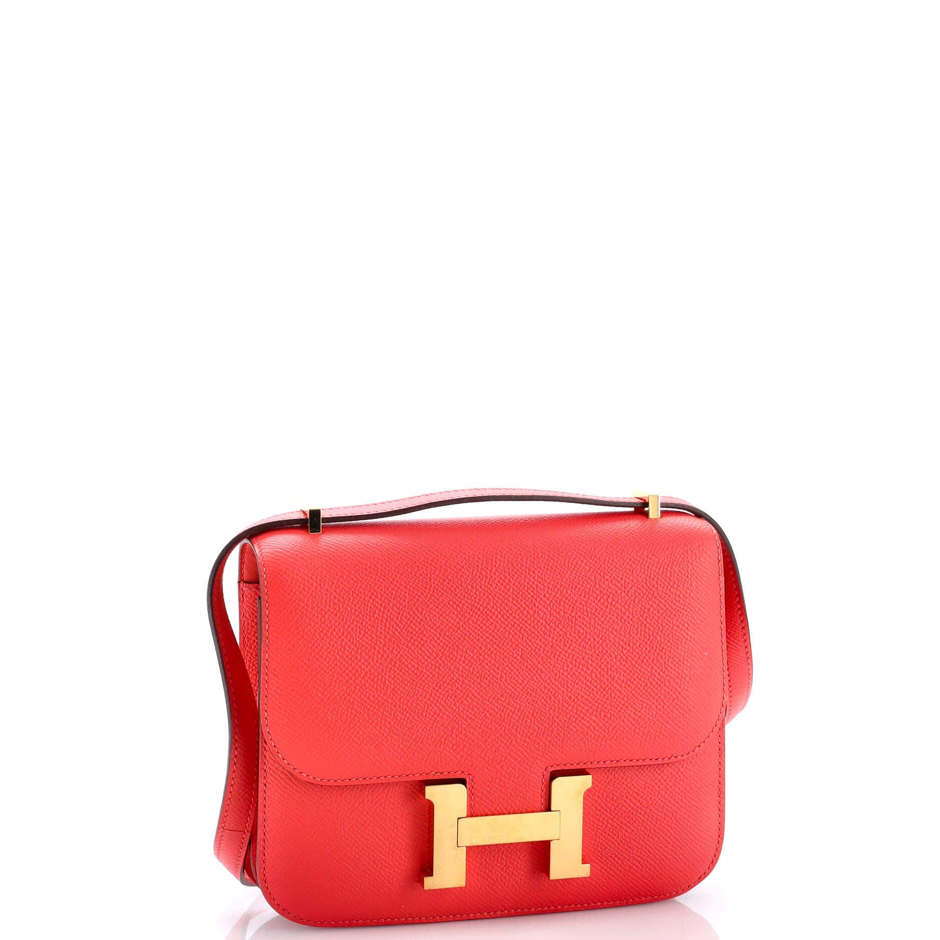 Pre-Owned Hermes Constance Bag Epsom 18, Alternate, color, Rouge Pivoine
