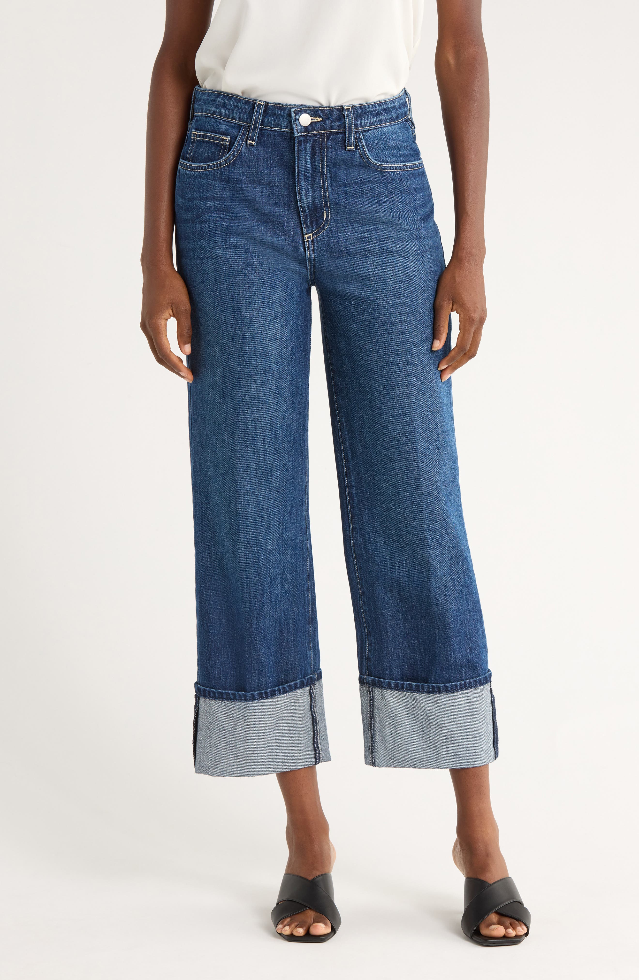 L'AGENCE Leighton Cuff Stovepipe Jeans