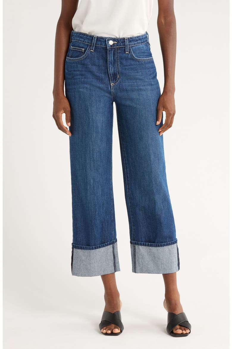 Leighton Cuff Stovepipe Jeans, Main, color, RAMPART