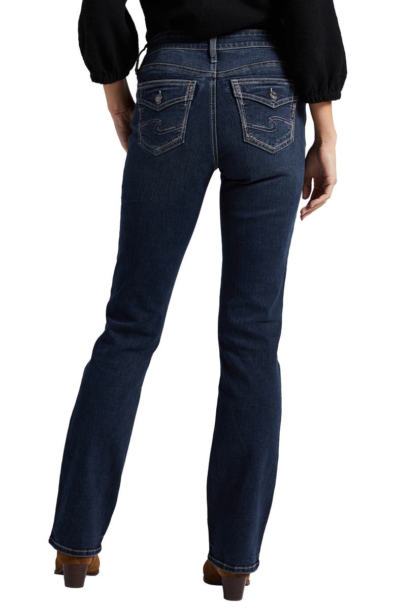 Silver Jeans Co. Elyse Slim Bootcut Jeans, Alternate, color,