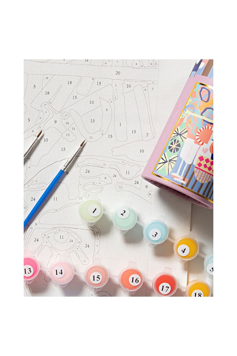 Paint By Numbers, Kitchen Window, DIY Painting Craft Kit, Alternate, color, Multicolored