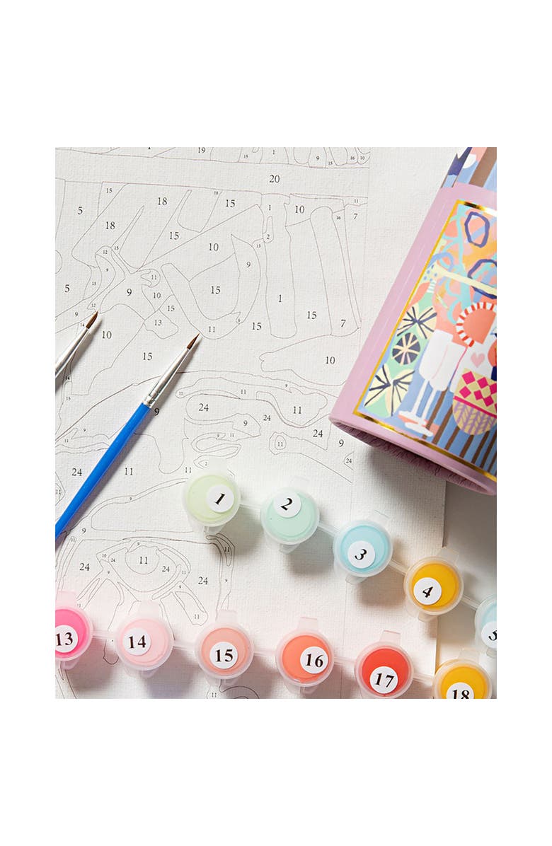 Journey of Something Paint By Numbers, Kitchen Window, DIY Painting Craft Kit, Alternate, color, Multicolored