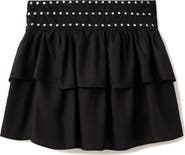 MANGO TEEN <p>Studded Tiered Miniskirt</p>