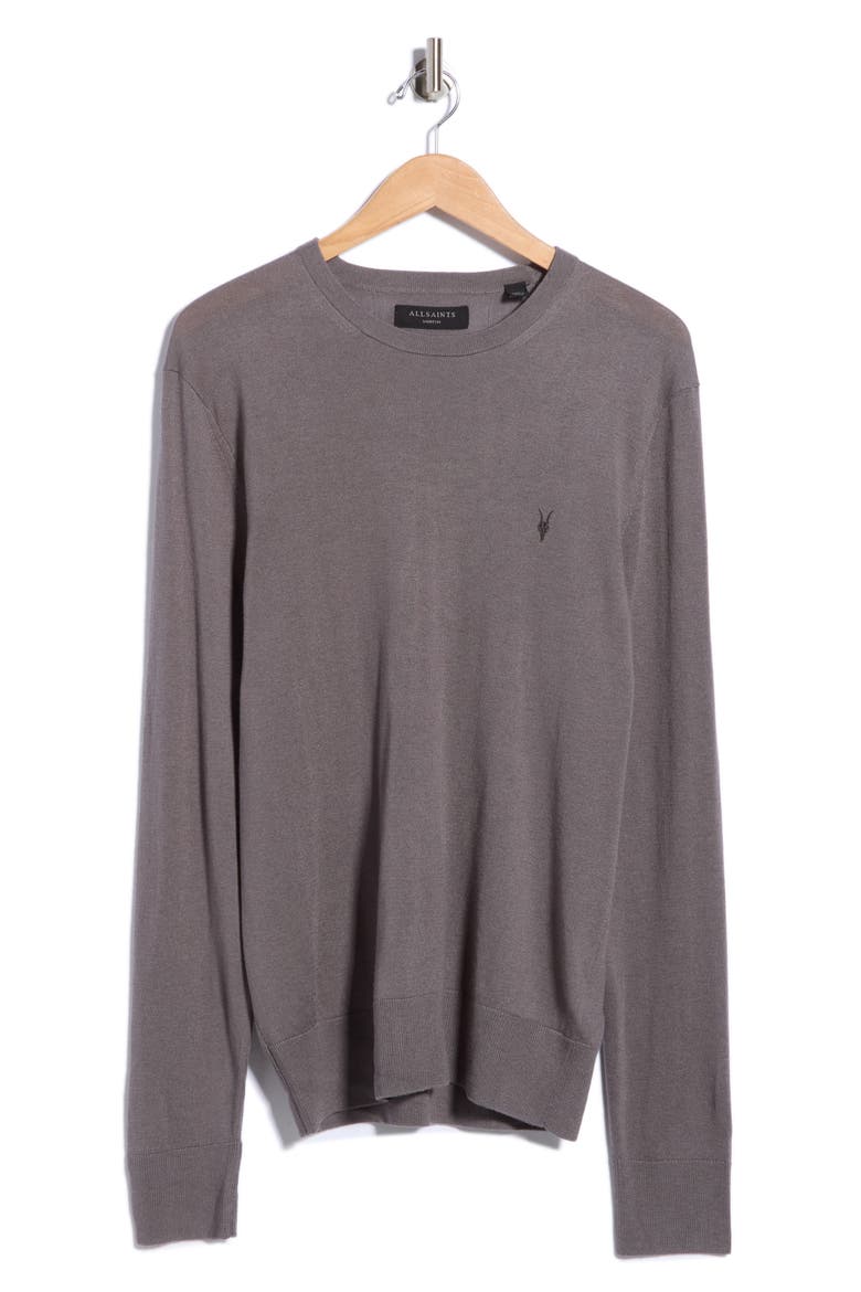 Nomo Crewneck Sweater, Alternate, color, ASHER GREY