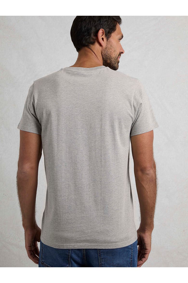 Hudson Front Print Branded T-Shirt, Alternate, color, Grey Marl