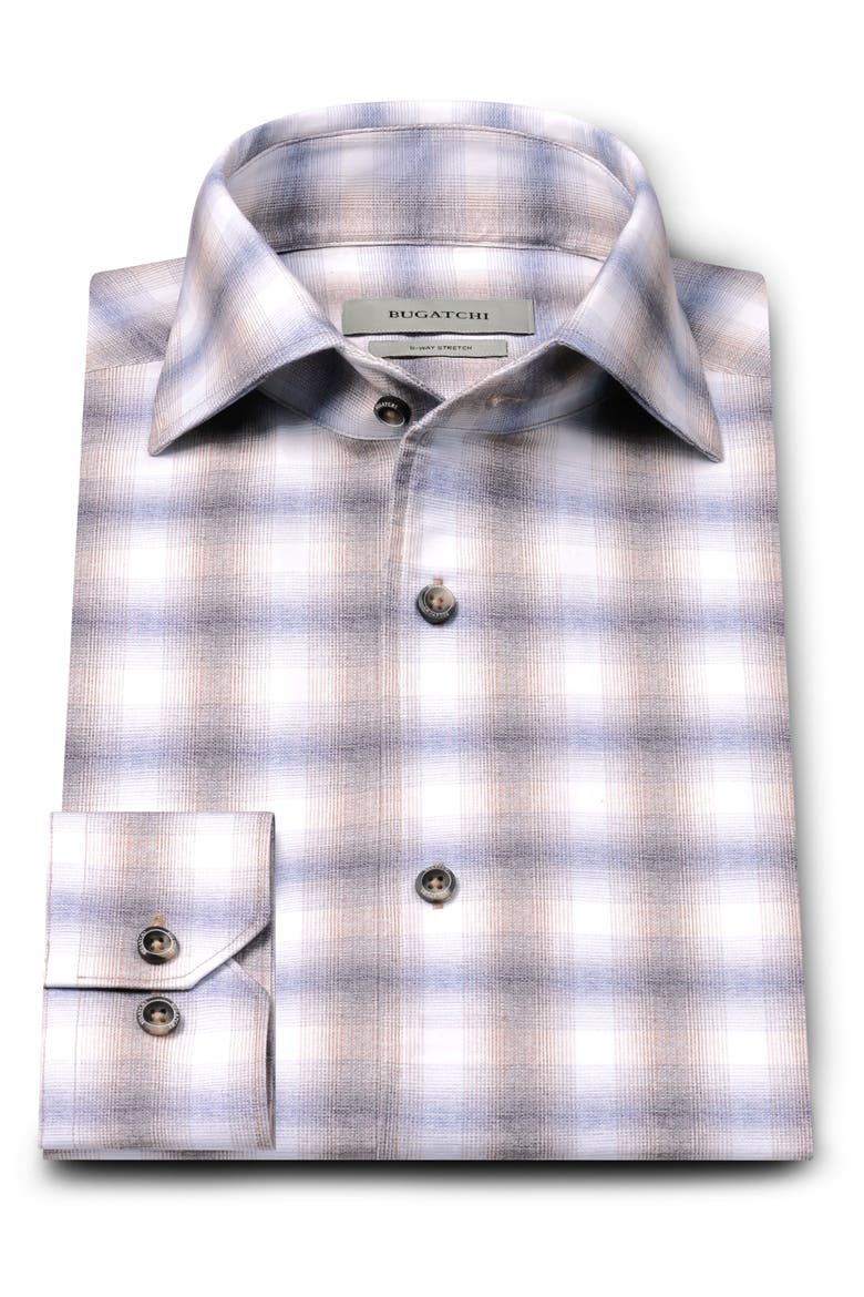 Devon OoohCotton® Plaid Button-Up Shirt, Alternate, color, TOBACCO
