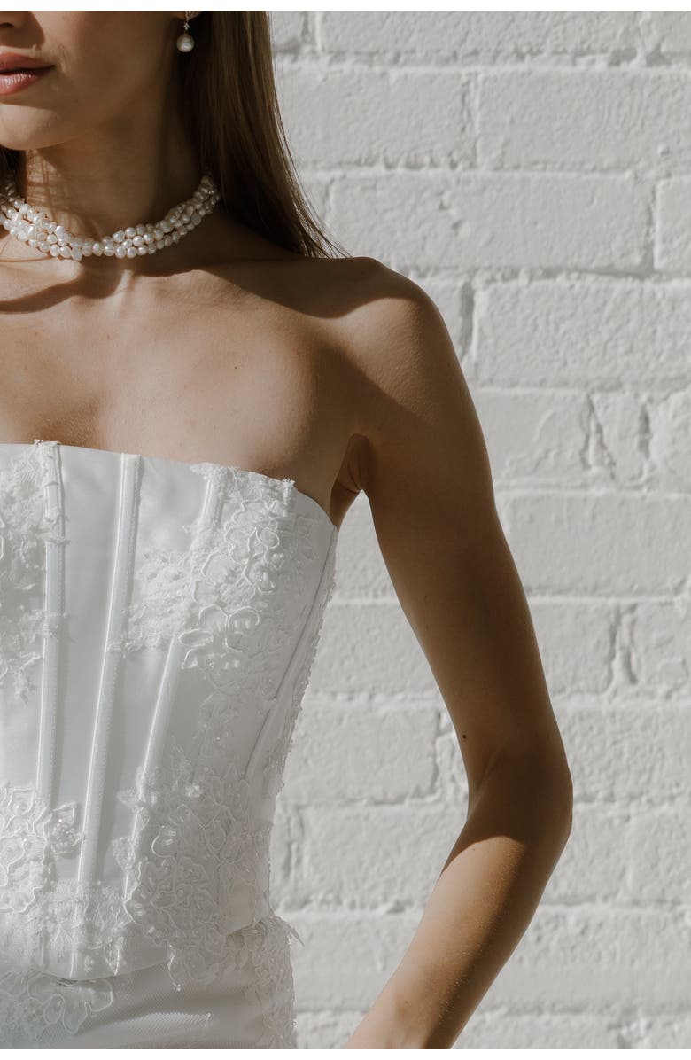 Untamed Petals Esme Mini Dress, Alternate, color, Ivory