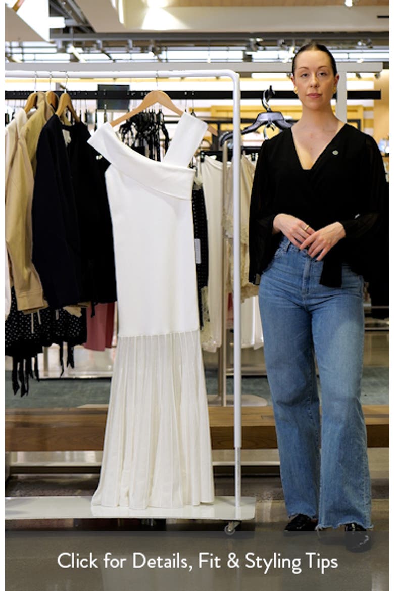 Rowan One-Shoulder Knit Maxi Dress video