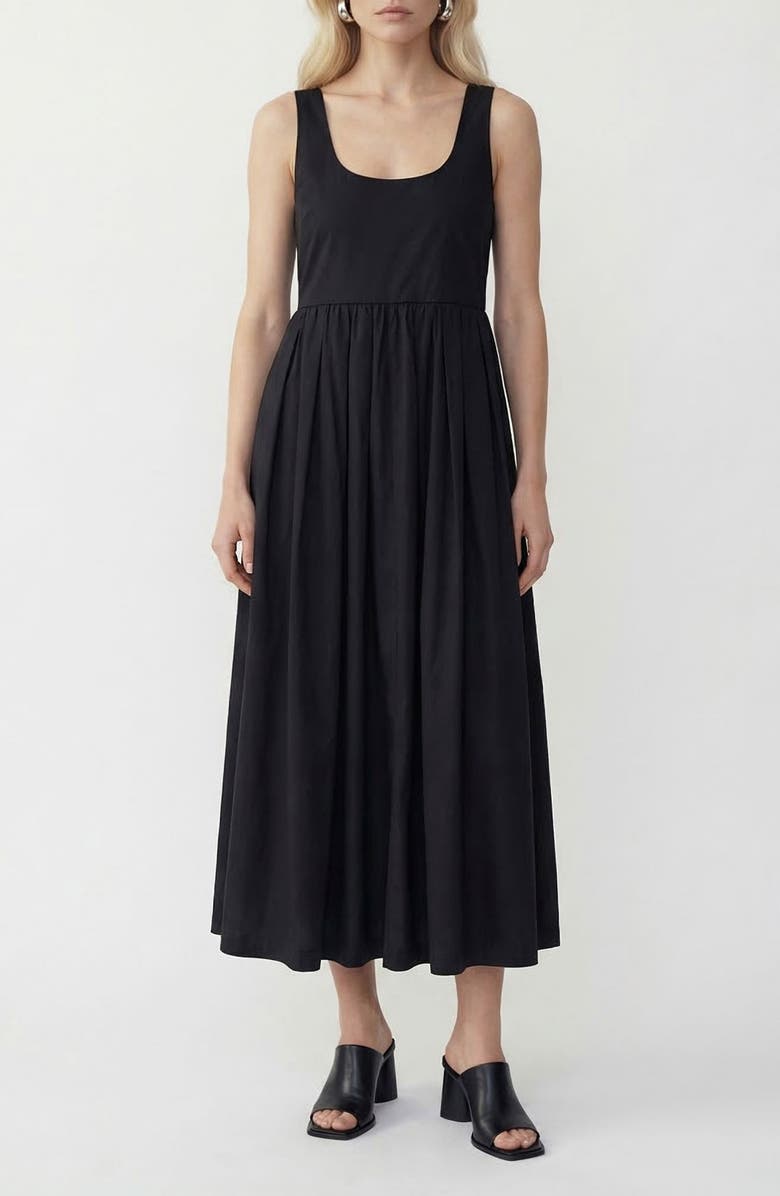 VERO MODA Ane Midi Dress, Main, color, Black