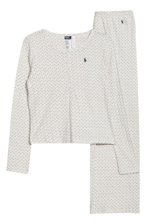 Henley Cotton Pajamas