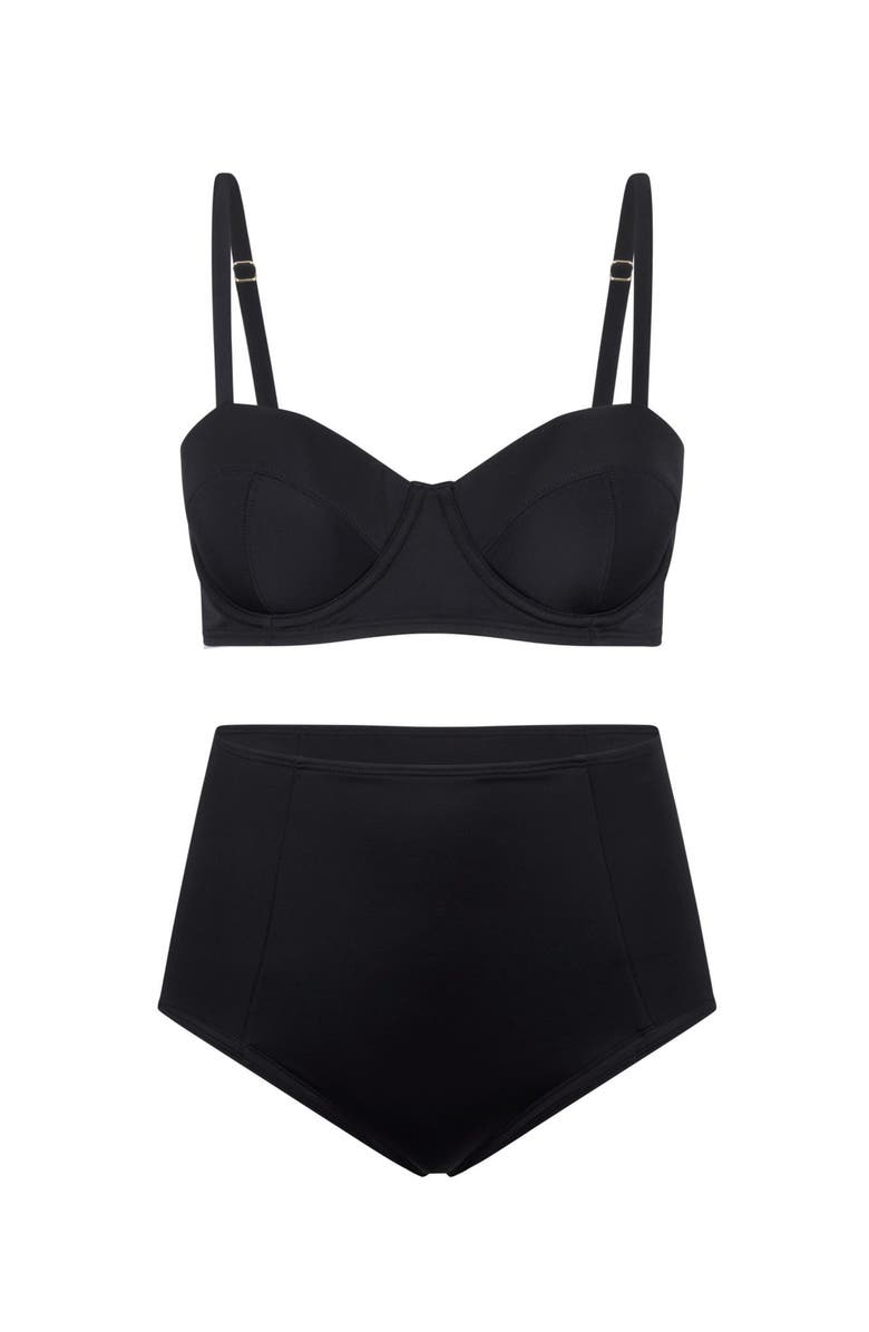 Adore Me Vivien Swimwear Bikini Bra, Alternate, color, Black