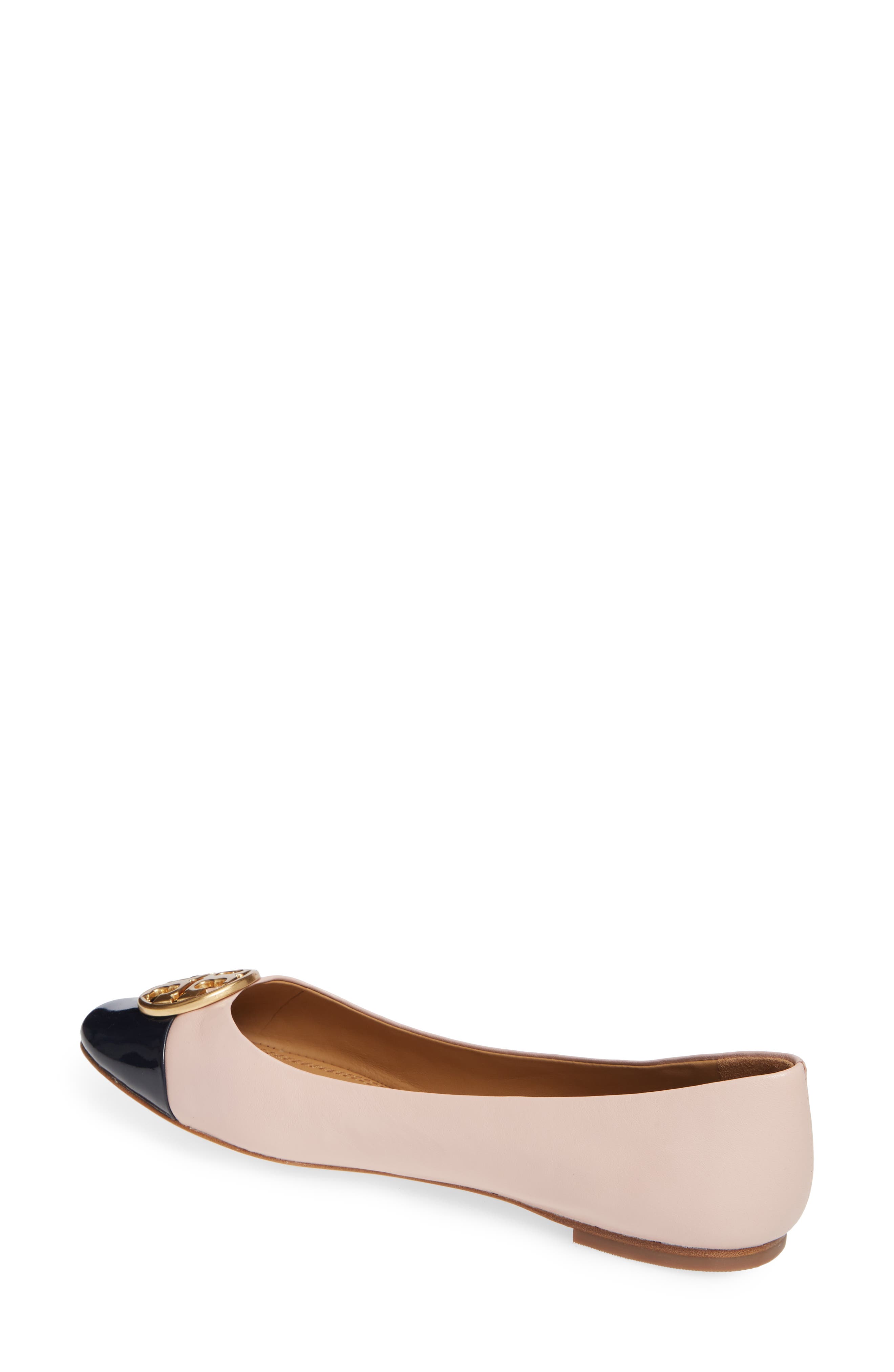 Tory Burch Chelsea Cap Toe Ballet Flat, Alternate, color, 