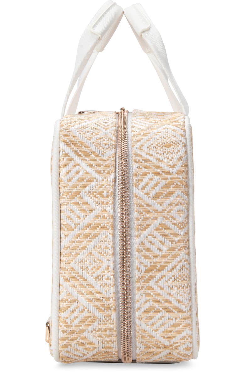 Stephanie Johnson Paros Coconut ML Traveler Cosmetics Case, Alternate, color, White