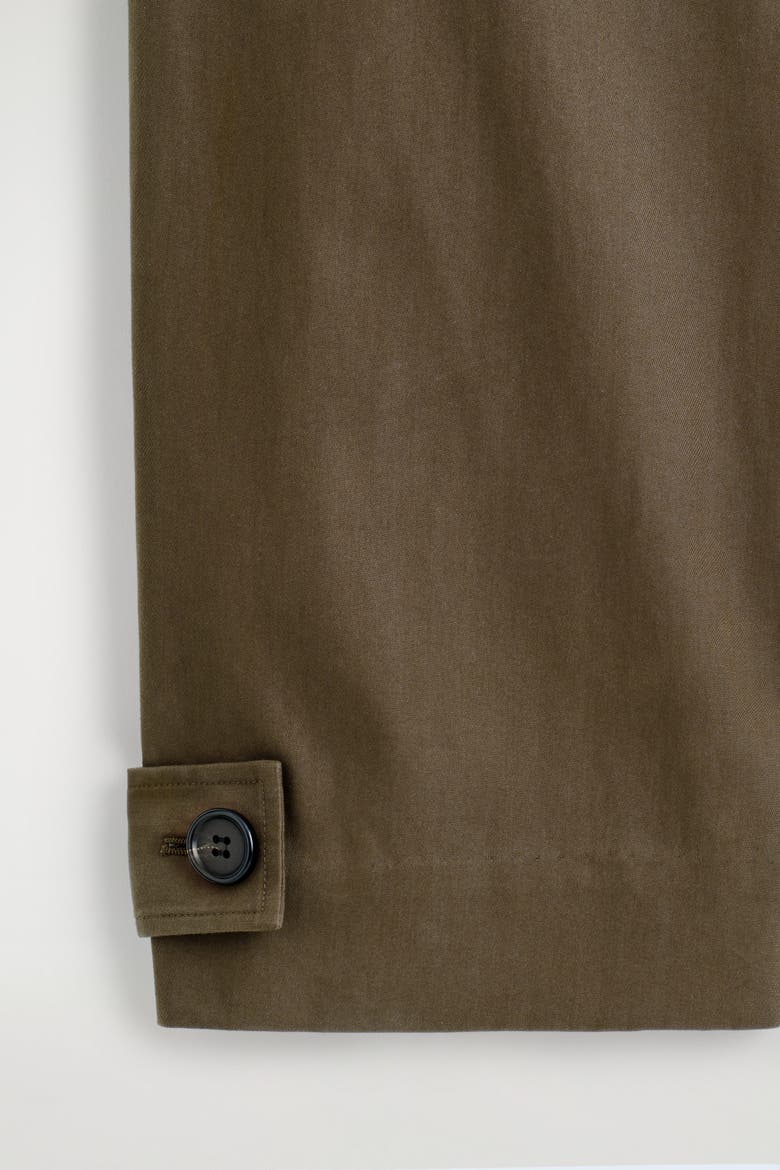 Barrel-Leg Cotton Utility Pants, Alternate, color, BROWN