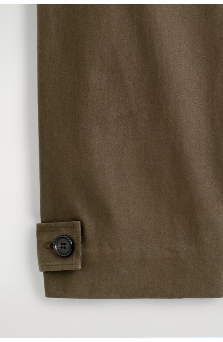 COS Barrel-Leg Cotton Utility Pants, Alternate, color, Brown