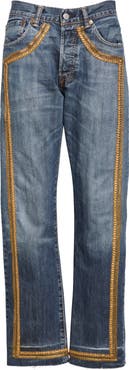 CONNER IVES The Reconstitituted Denim Bullion Jeans
