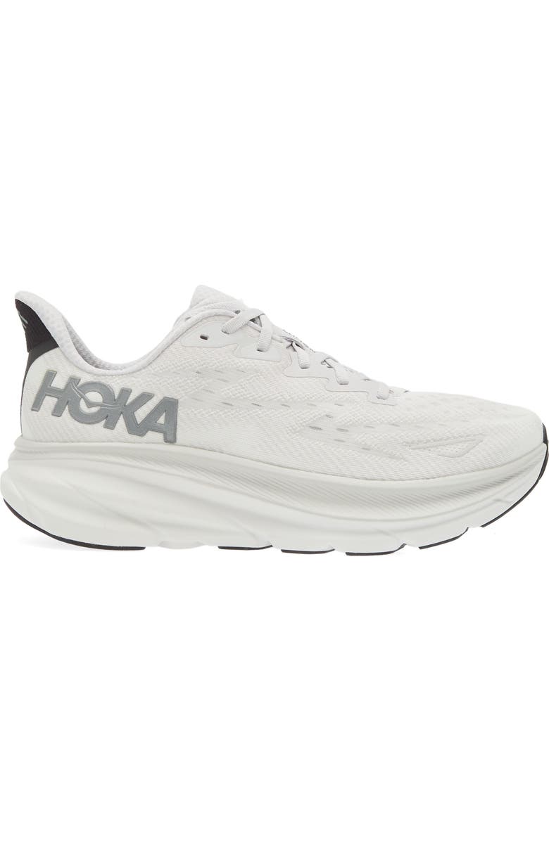 HOKA Clifton 9 Running Shoe, Alternate, color, Nimbus Cloud / Steel Wool