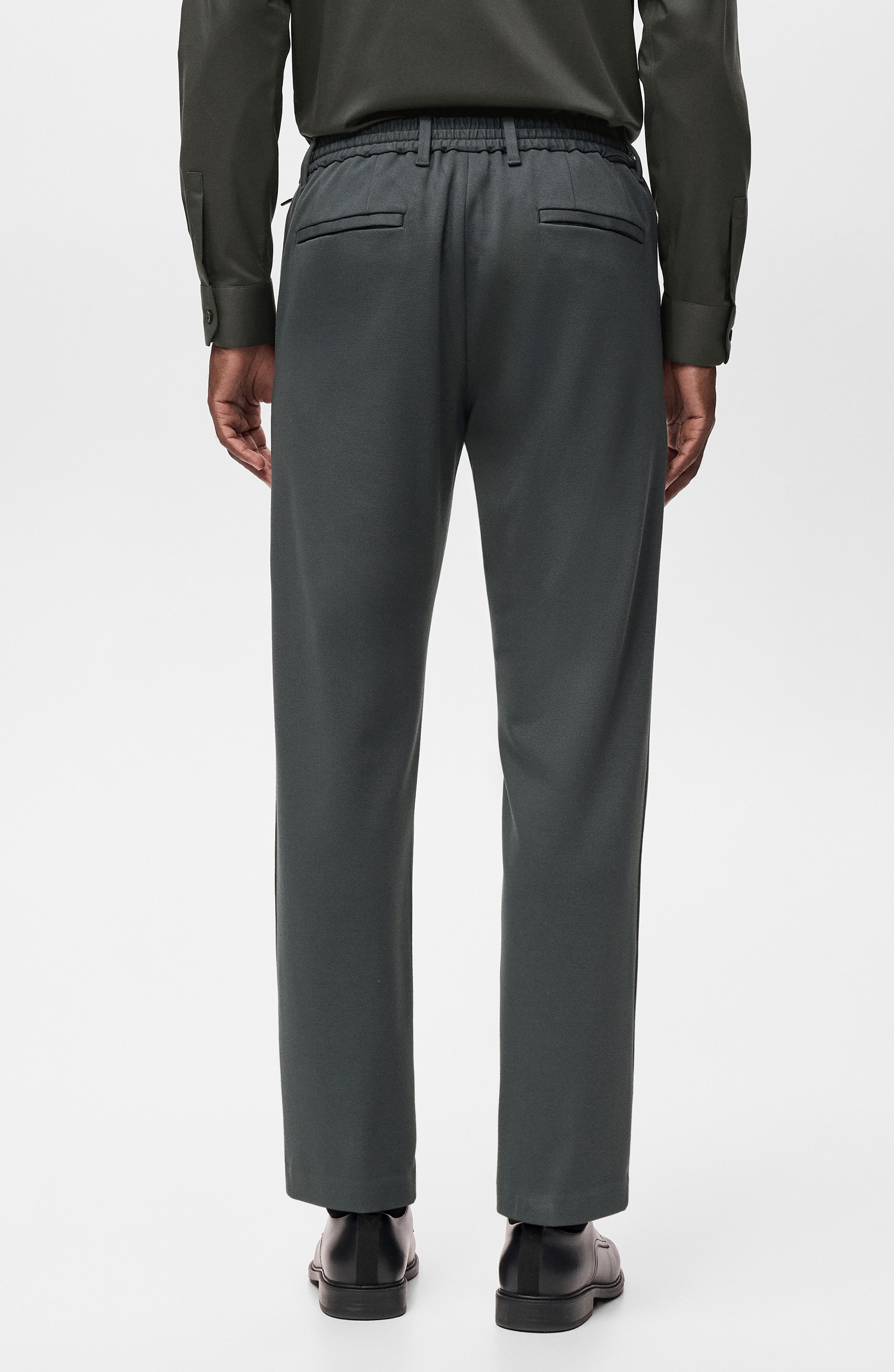 Slim Fit Drawstring Pants - image 2