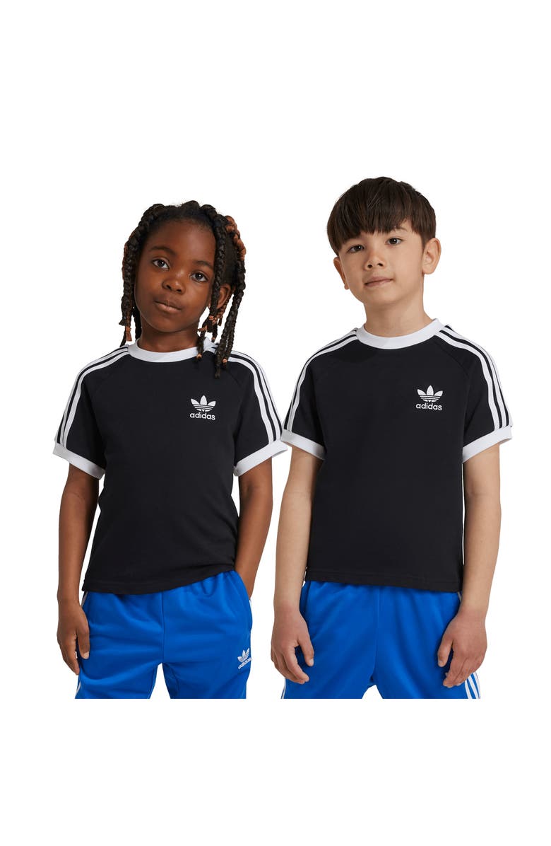 adidas Kids' 3-Stripes Cotton T-Shirt, Alternate, color, 