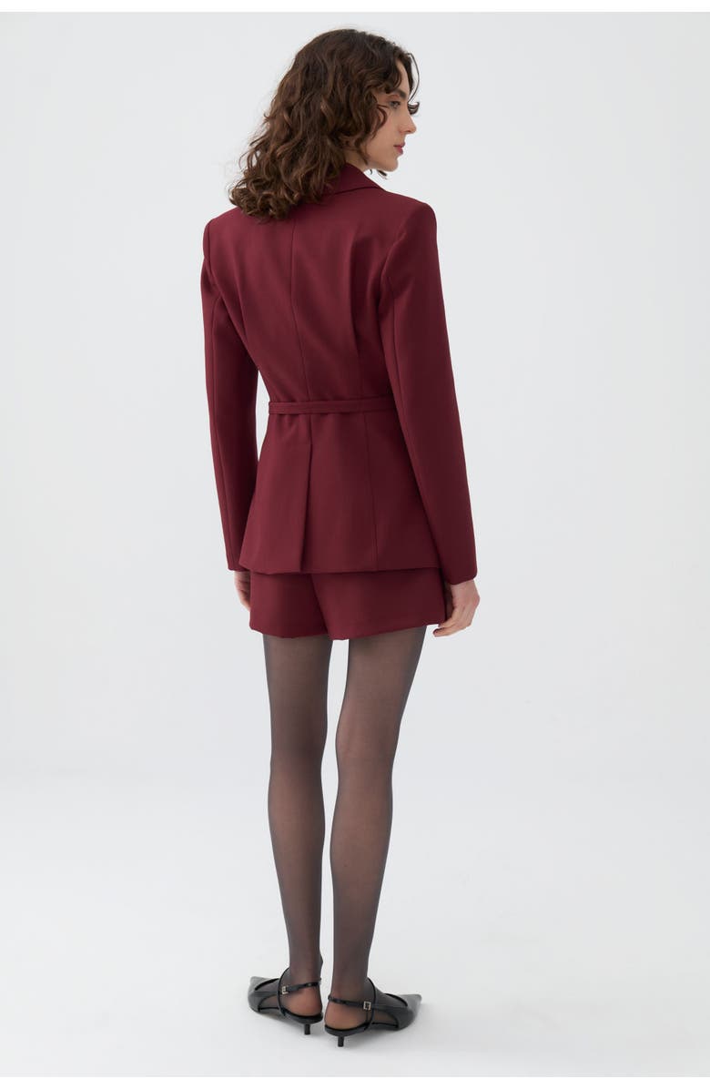 Nocturne Belted Blazer Jacket, Alternate, color,