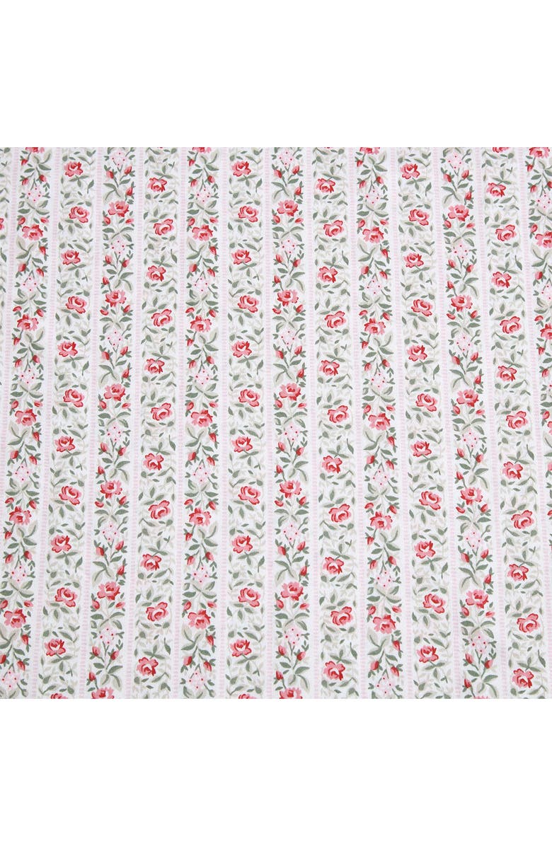 Laura Ashley Marta Stripe Queen Cotton Sheet Set, Main, color, Pastel Pink