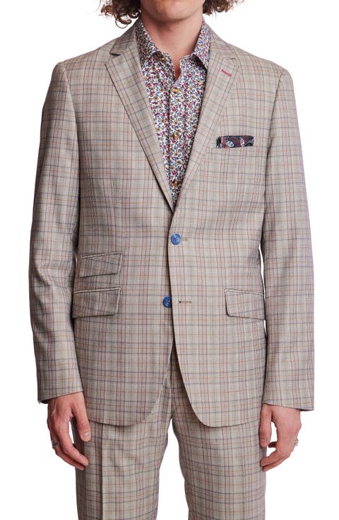 Dover Slim Fit Plaid Sport Coat