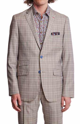 PAISLEY & GRAY Dover Slim Fit Plaid Sport Coat