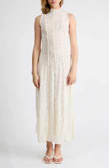 Heidi Stretch Lace Sleeveless Maxi Dress