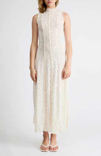 Heidi Stretch Lace Sleeveless Maxi Dress