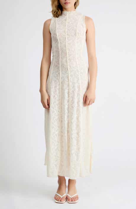 Heidi Stretch Lace Sleeveless Maxi Dress