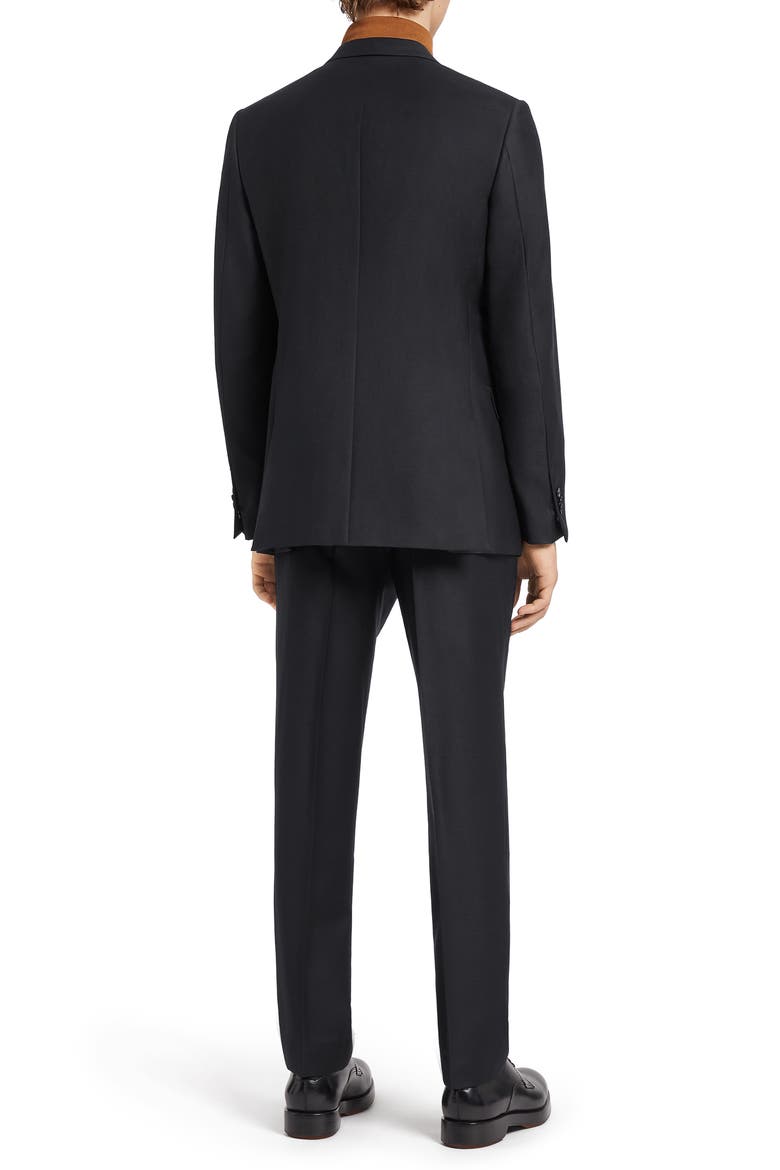 Trofeo Milano Wool Suit, Alternate, color, NAVY 1