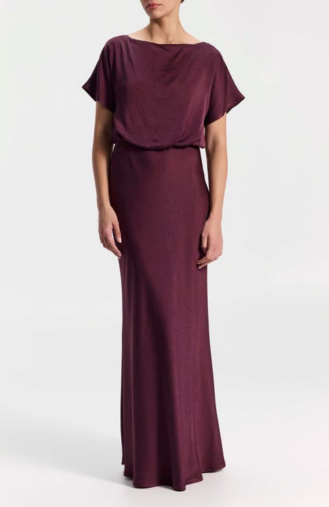 Maxi Satin Dress