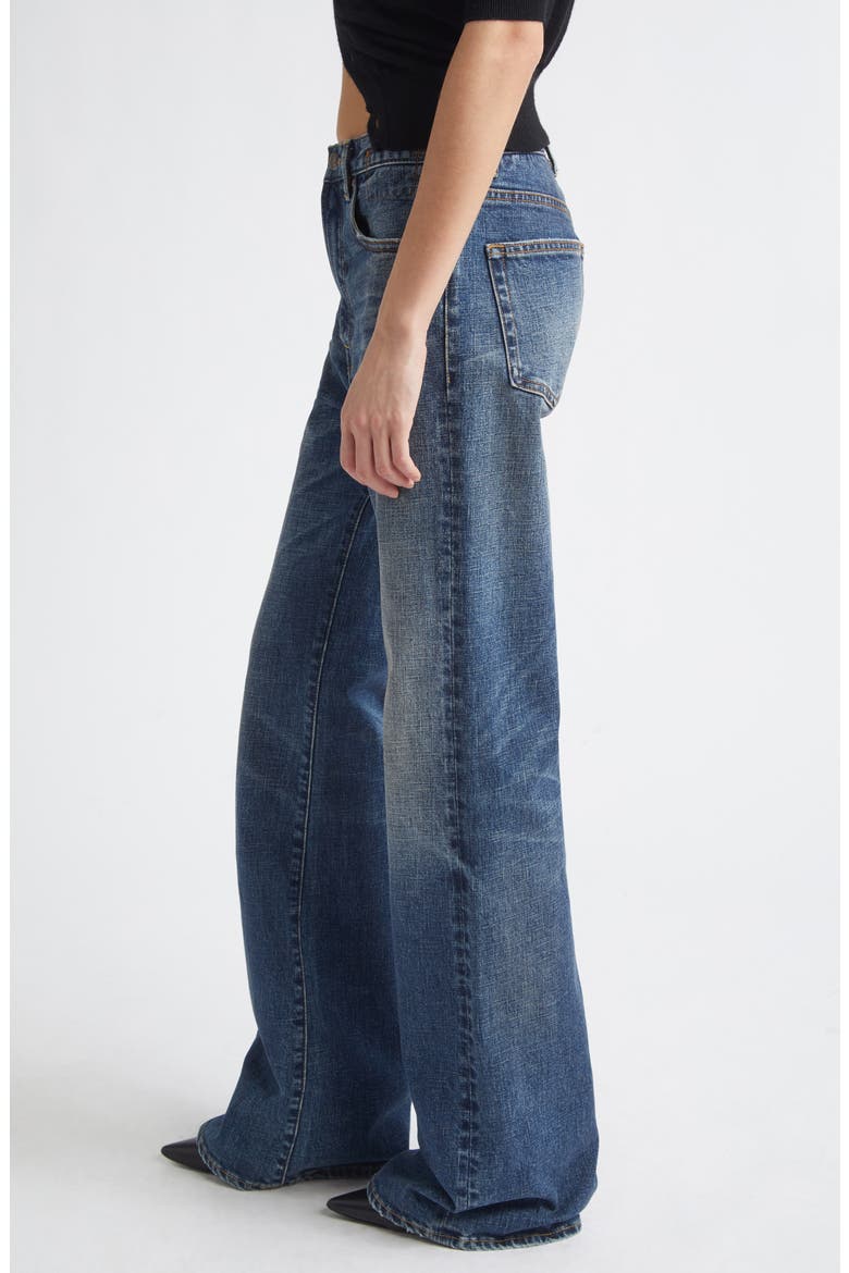 Jane Flare Leg Jeans, Alternate, color, MIRE BLUE STRETCH