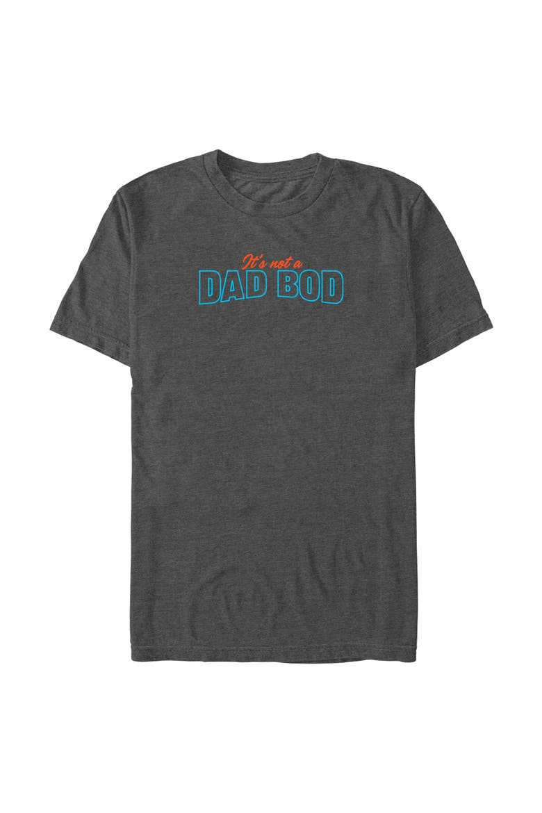 Men's Lost Gods It's Not A Dad Bod Quote  Graphic T-Shirt, Main, color, Dark Heather