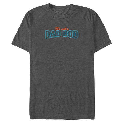 Men's Lost Gods It's Not A Dad Bod Quote  Graphic T-Shirt