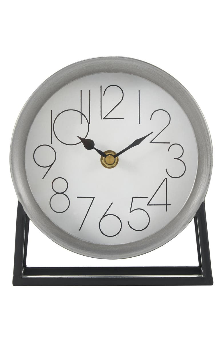 UMA Set of 2 Round Desk Clocks, Alternate, color, Multi Colored