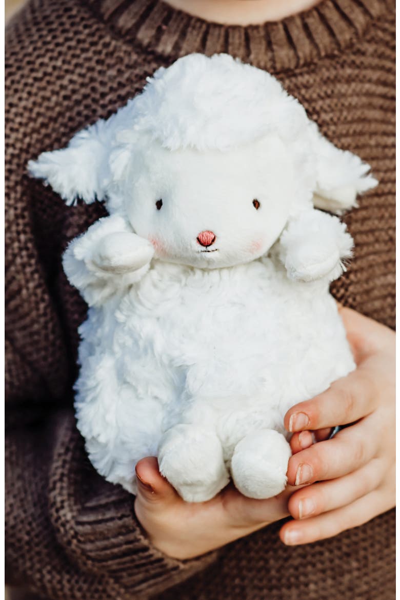 Wee Kiddo Plush Lamb, Alternate, color, WHITE