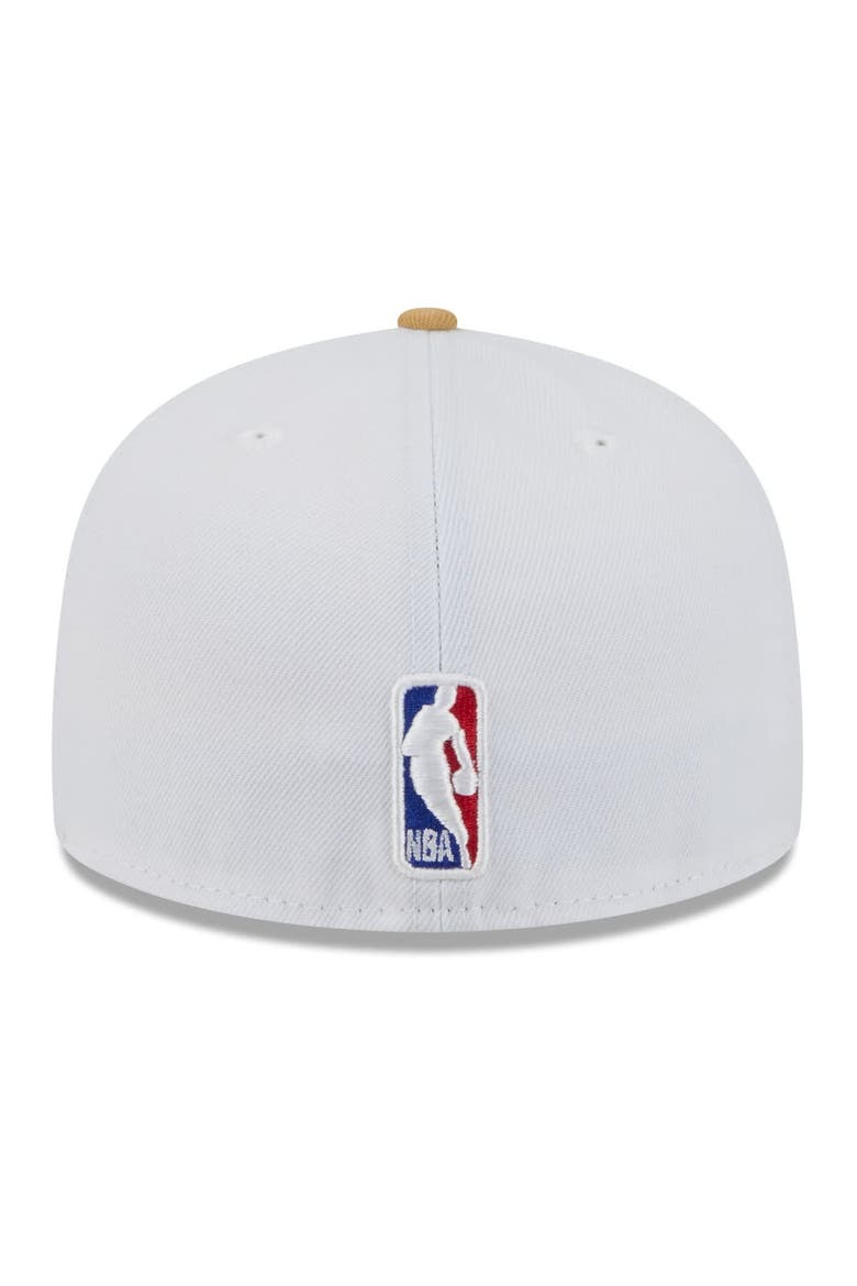 Men's New Era White/Gold Boston Celtics 2025/26 City Edition 59FIFTY Fitted Hat, Alternate, color, White
