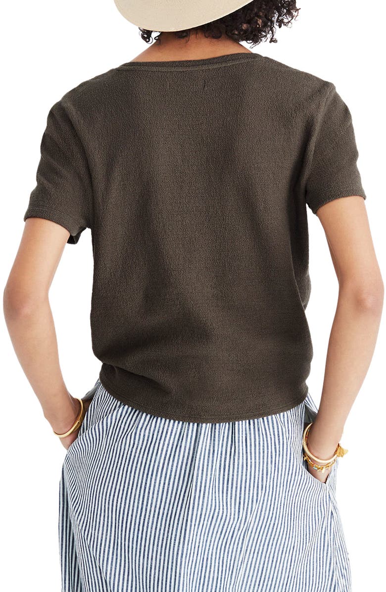 Madewell Modern Tie Front Tee, Alternate, color,