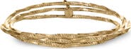 Ettika Set of 3 Stackable Thin Bangle Bracelets