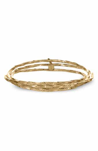 Ettika Set of 3 Stackable Thin Bangle Bracelets