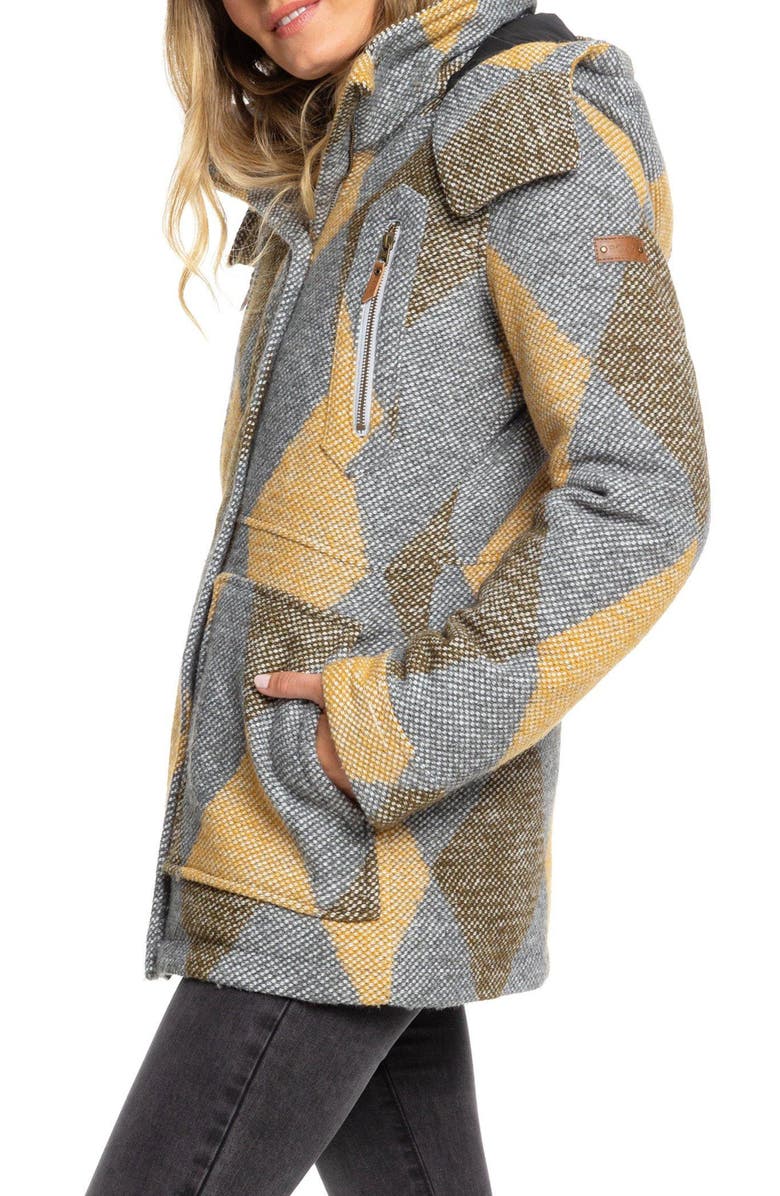 Roxy Dawn Hooded Coat, Alternate, color, 