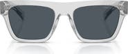 Prada 54mm Rectangular Sunglasses