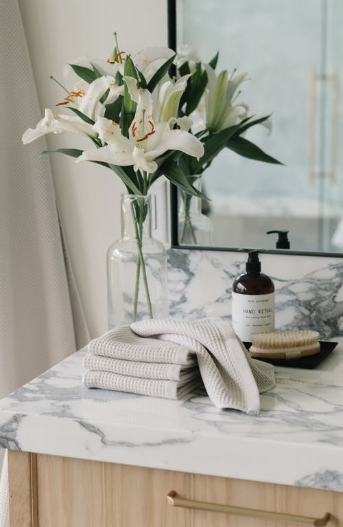 Cozy Earth 4-pack Waffle Washcloths In Gray