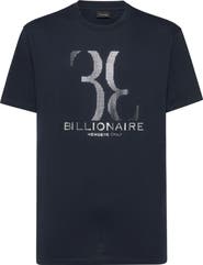 BILLIONAIRE T-Shirt Round Neck Logo Men