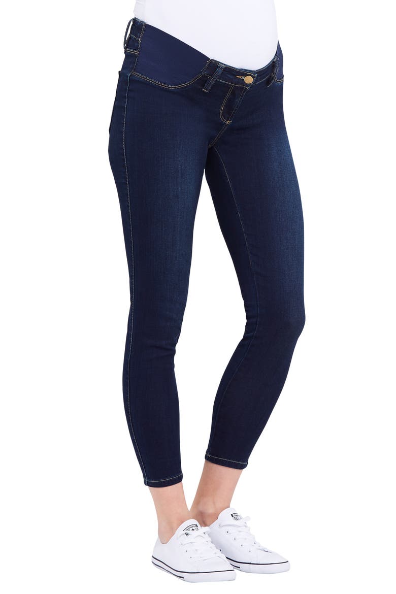 Isla Ankle Cut Maternity Jeggings, Alternate, color, INDIGO