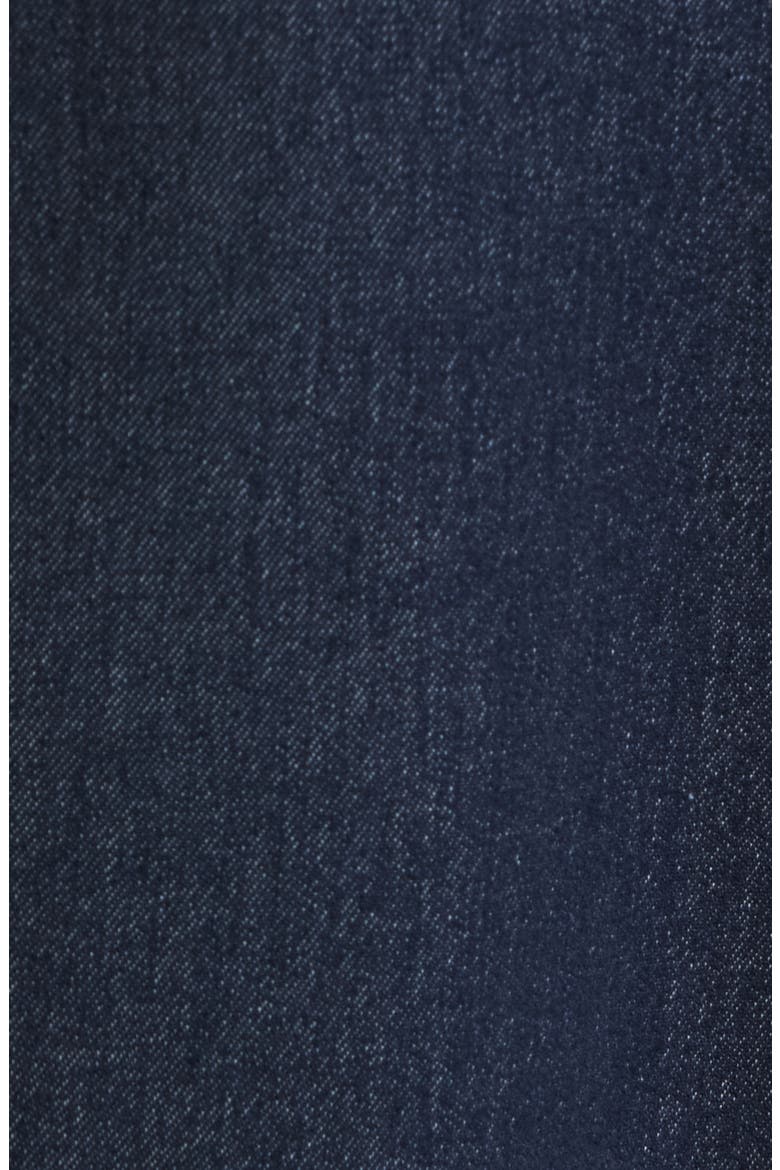 One-Button Denim Jacket, Alternate, color, DARK DENIM