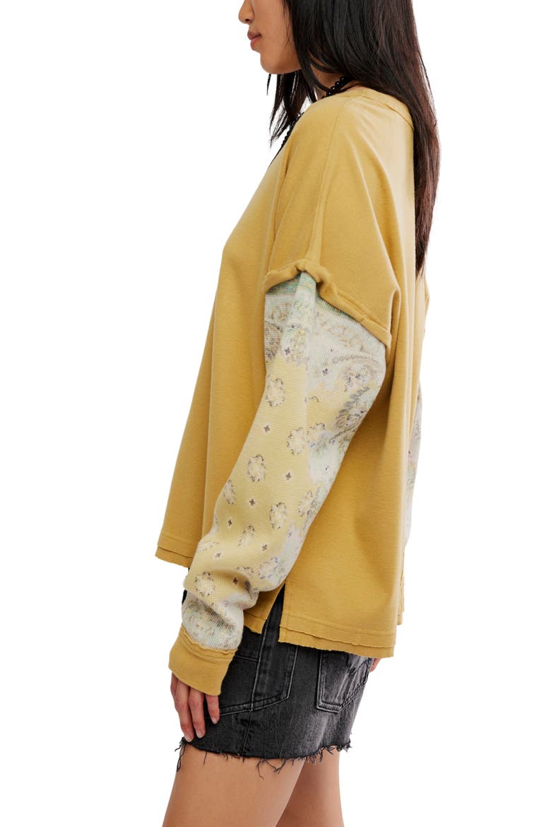 Wild and Free Twofer Cotton Top, Alternate, color, GARDEN GLADE
