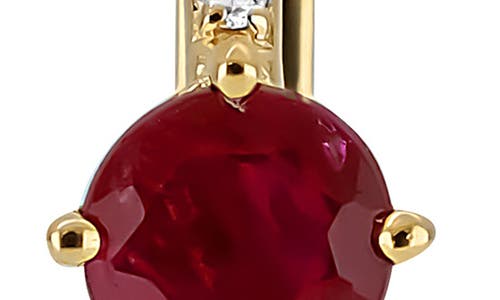 Bony Levy 18k Gold Pavé Diamond Hoop Earrings In Gold